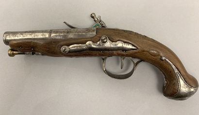 Nice flintlock pocket pistol from the Louis...