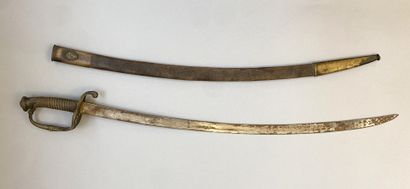 1821 infantry officer's saber
Curved blade...