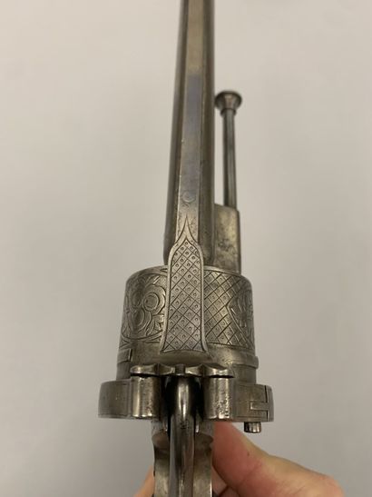 Large revolver system Lefaucheux gauge 12mm...