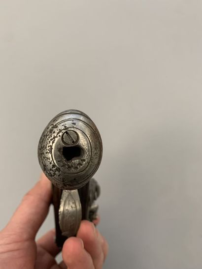 Small pistol of gousset or of voyage assembled...