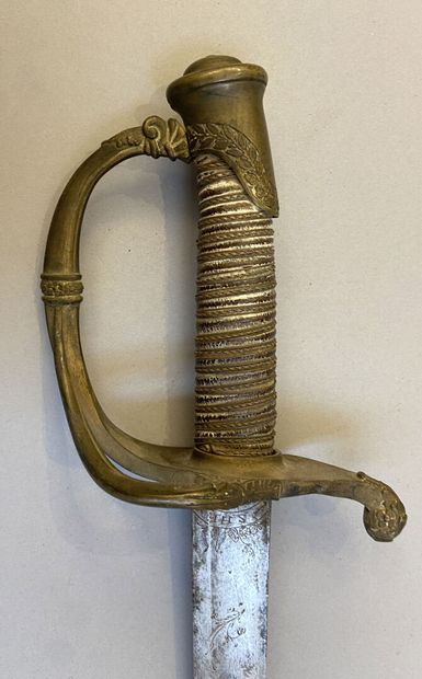 1821 infantry officer's saber
Curved blade...