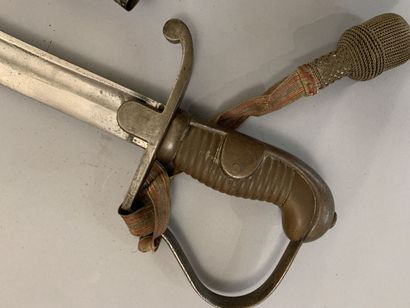Sabre règlementaire de cavalerie allemande,...