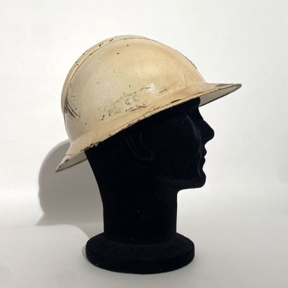 Adrian helmet model 26 painted in black and...
