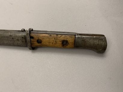 Baïonnette allemande type 84/98, réceptionnée...