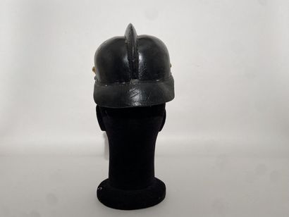 German firefighter helmet circa 1900 from...