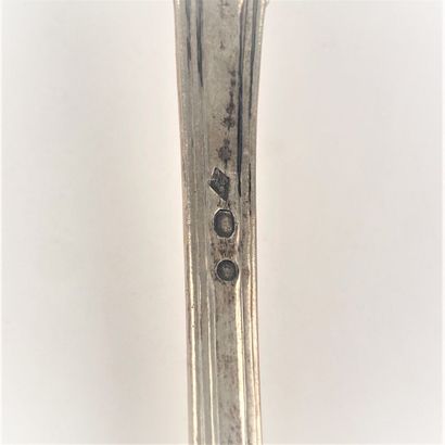 Louche en argent, modèle filets.
1809-1819-...