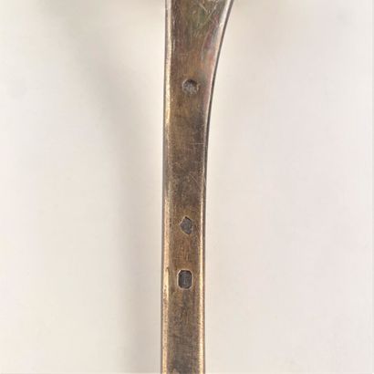Louche en argent, modèle uniplat
Poinçon...