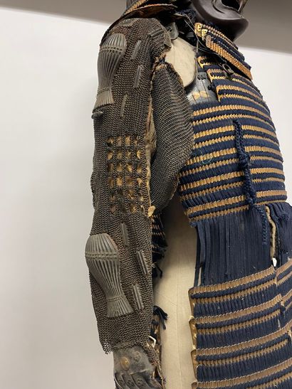 Armure japonaise époque Edo incomplète se...