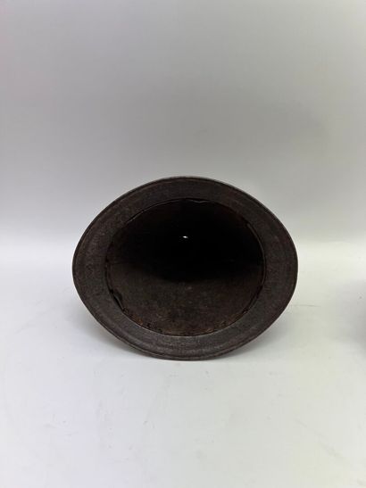 Cabasset à ergot en fer battu (France première...