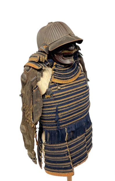 Armure japonaise époque Edo incomplète se...