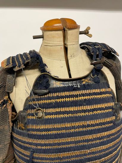 Armure japonaise époque Edo incomplète se...