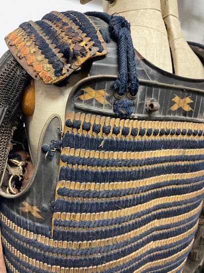 Armure japonaise époque Edo incomplète se...