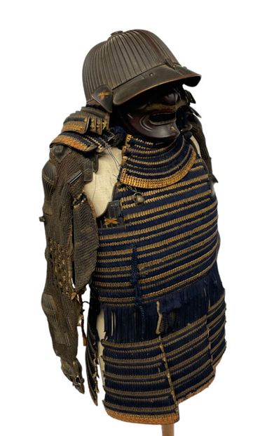 Armure japonaise époque Edo incomplète se...