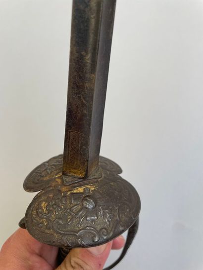 Belle épée de cour de la seconde moitié du...