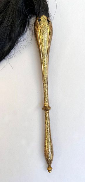 Somptueux chasse mouche de l'Inde-Moghole...