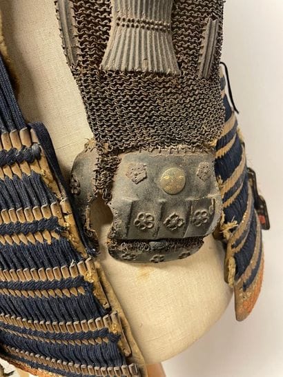 Armure japonaise époque Edo incomplète se...