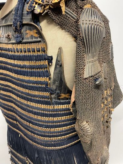 Armure japonaise époque Edo incomplète se...