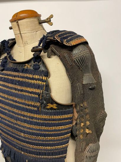 Armure japonaise époque Edo incomplète se...