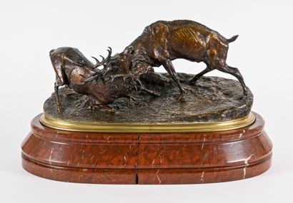 Pierre-Jules MENE (1810-1879)
Le combat de...