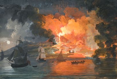 ECOLE FRANCAISE XIXE
Eruption du 12 août...