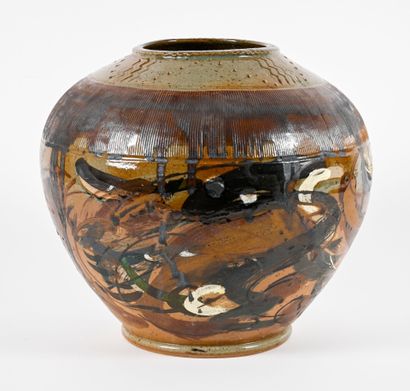 20th century FRENCH SCHOOL
Large vase in...