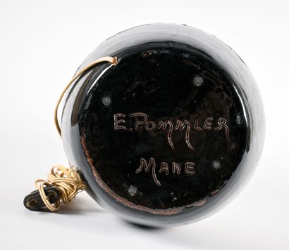 Eloi Justin POMMIER (XXe)
Pied de lampe ovoïde...
