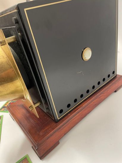 MOLTENI
Lanterne magique en tôle émaillée...