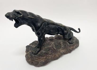 Nino de FIESOLE (XIXe-XXe)
Lionne rugissant...