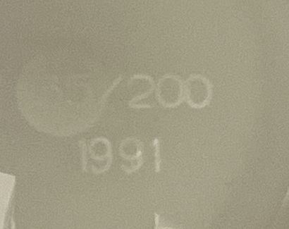 BACCARAT.
Boule presse-papier
datée 1991...
