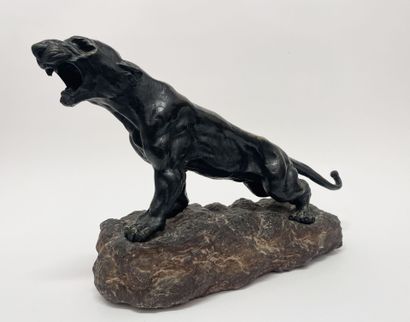 Nino de FIESOLE (XIXe-XXe)
Lionne rugissant...