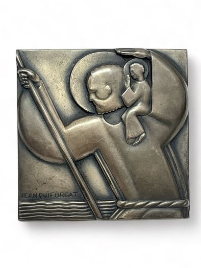 Jean PUIFORCAT (1897-1945)
Saint Christophe
Plaque...