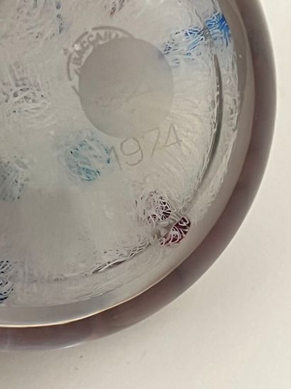 BACCARAT.
Boule presse-papier
datée 1974
H...