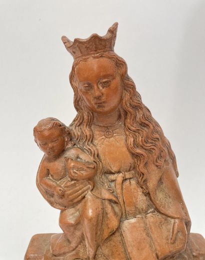 ECOLE FRANCAISE XXe
Vierge à l'Enfant
Terre...