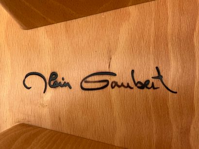 Alain GAUBERT (XXe).
Tabouret de méditation...