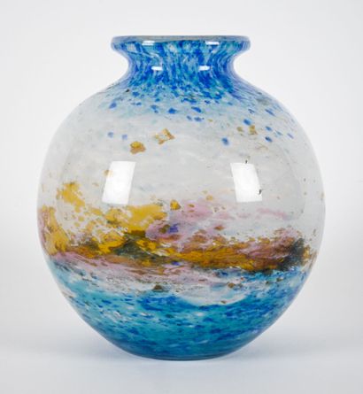 MULLER Frères à LUNEVILLE.
Vase boule en...