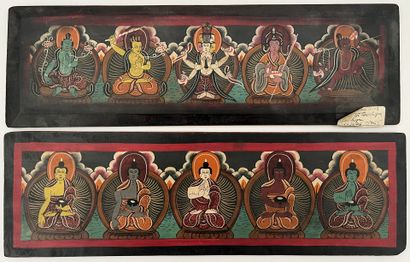 Livre de prière en sanskrit comprenant plusieurs...