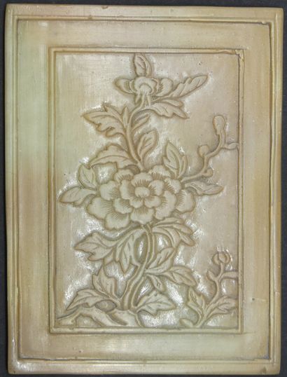 Petit écran de lettré rectangulaire, plaque...