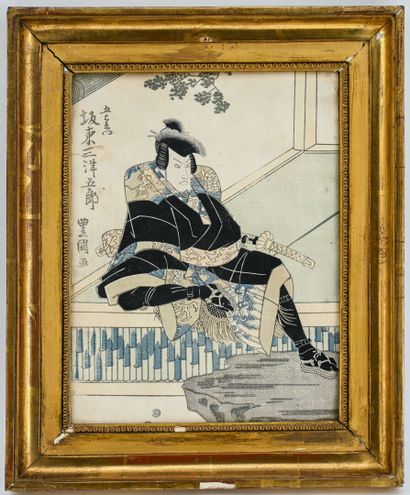 D'après TOYOKUNI
Samouraï
Estampe
Vue : 33...