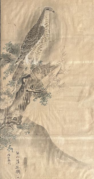 ECOLE CHINOISE, fin XIXe
Aigle
Encre
69 x...