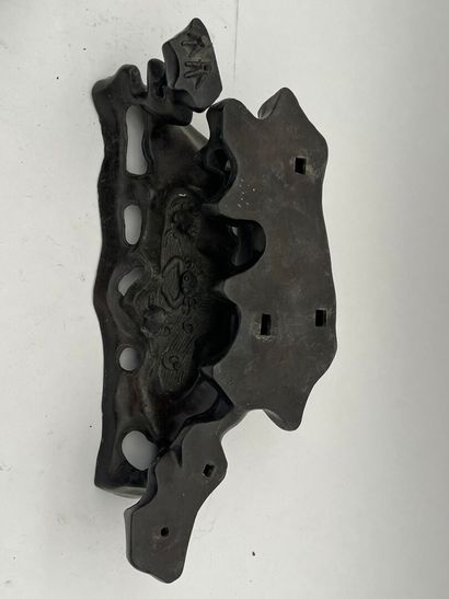 Groupe en bronze représentant lao tseu sur...