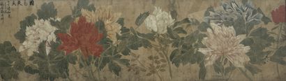 Chine, Époque Qing
Encre et couleurs sur...