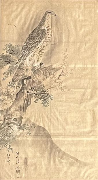 ECOLE CHINOISE, fin XIXe
Aigle
Encre
69 x...