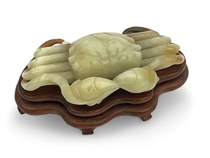 Crabe en serpentine
Chine, milieu du XXe
L...