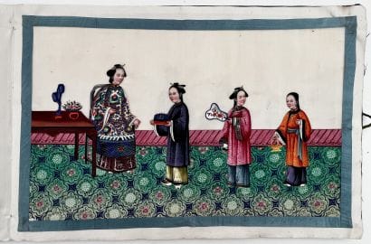 Album de neuf encres et couleurs sur papier...