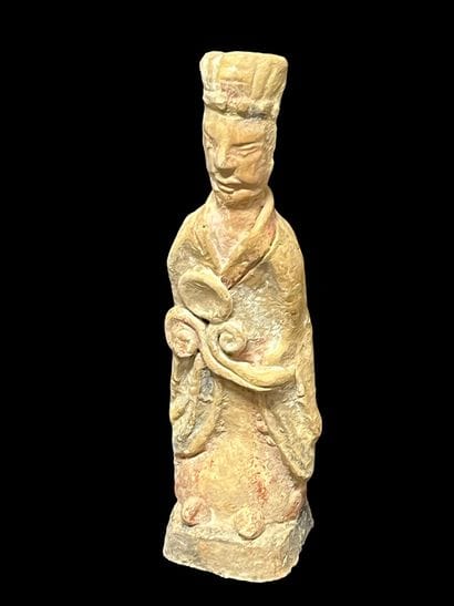 Ensemble d'objets en terre-cuite dont :
-...
