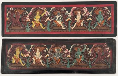 Livre de prière en sanskrit comprenant plusieurs...