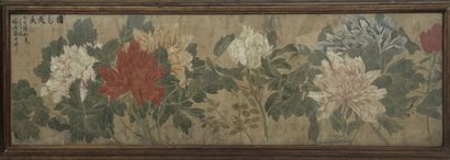 Chine, Époque Qing
Encre et couleurs sur...