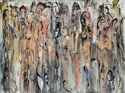 Jean SANDRES (XX-XXIth)
Women
Acrylic on...