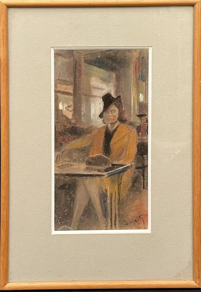 Aymeric de PANAT (1885-1965)
Lady with hat...