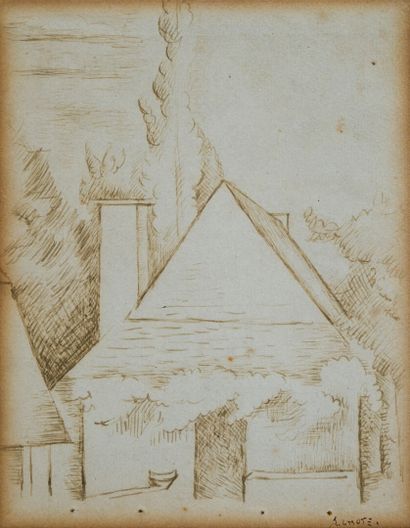 André LHOTE (1885-1962)
House
Ink on paper...
